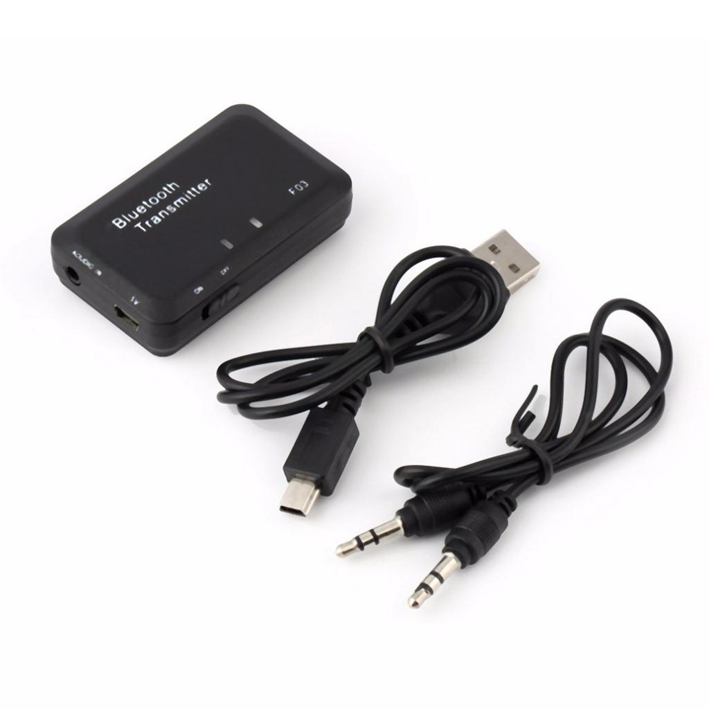 3.5mm Transmitter Adapter Stereo Audio for TV iPod Mp3 Mp4 PC