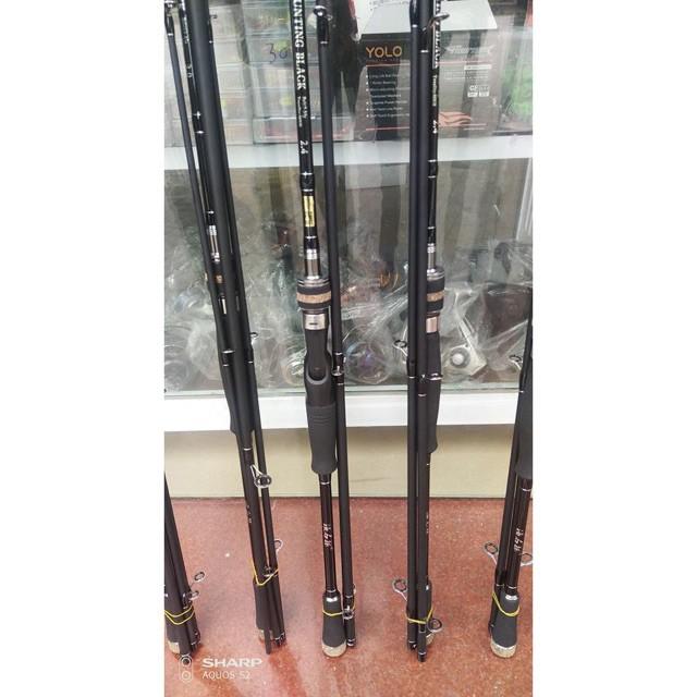 Cần câu Lure Hunting Black 2 ngọn, độ cứng MH và H.