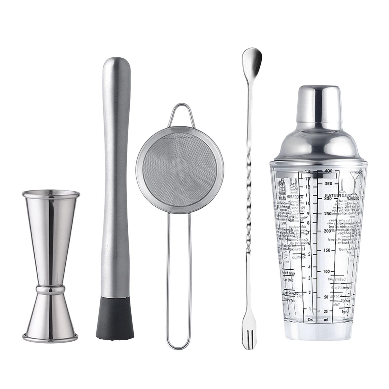 Cocktail shaker Drink Mixing Cold Resistance clear for Home A