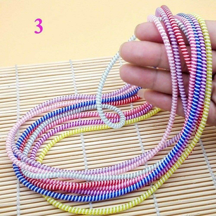 Dây quấn bảo vệ cáp sạc và tai nghe HR