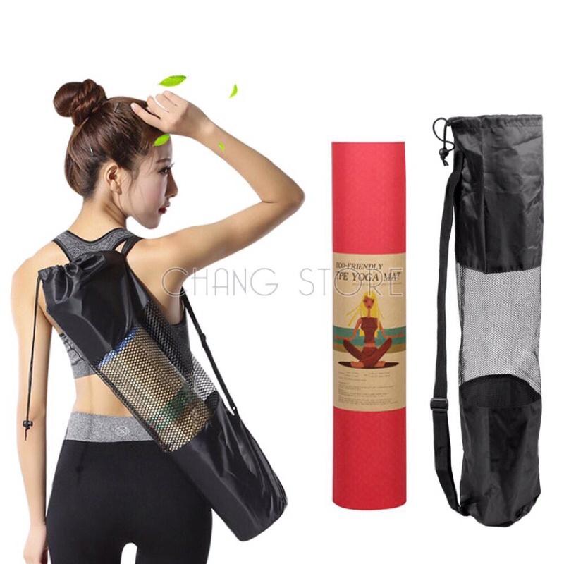 Thảm Tập Yoga TPE 6mm 2 Lớp + Tặng Kèm Túi