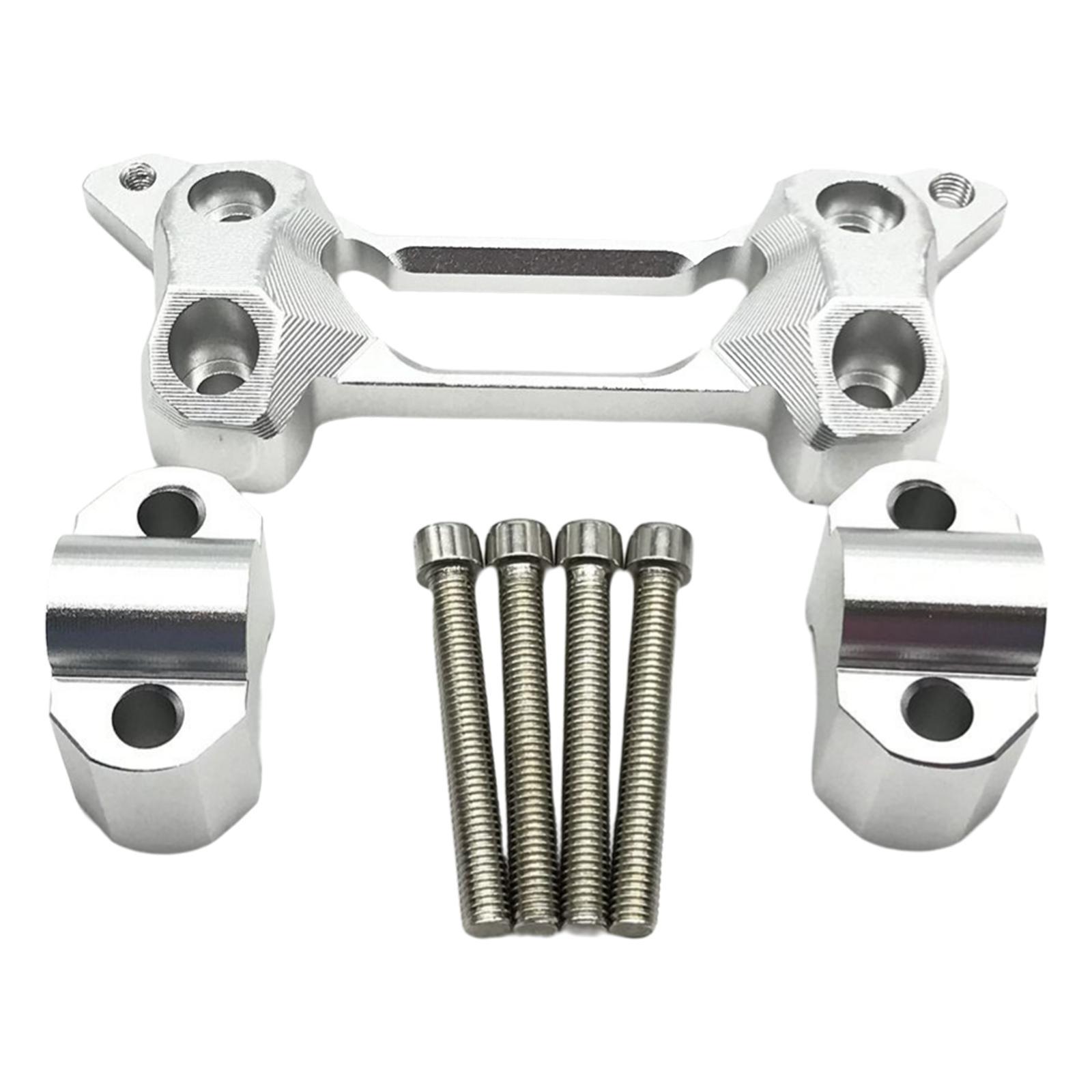 Motorcycle Handlebar Riser Kit with Screws Clamp Mount Adapter for   650