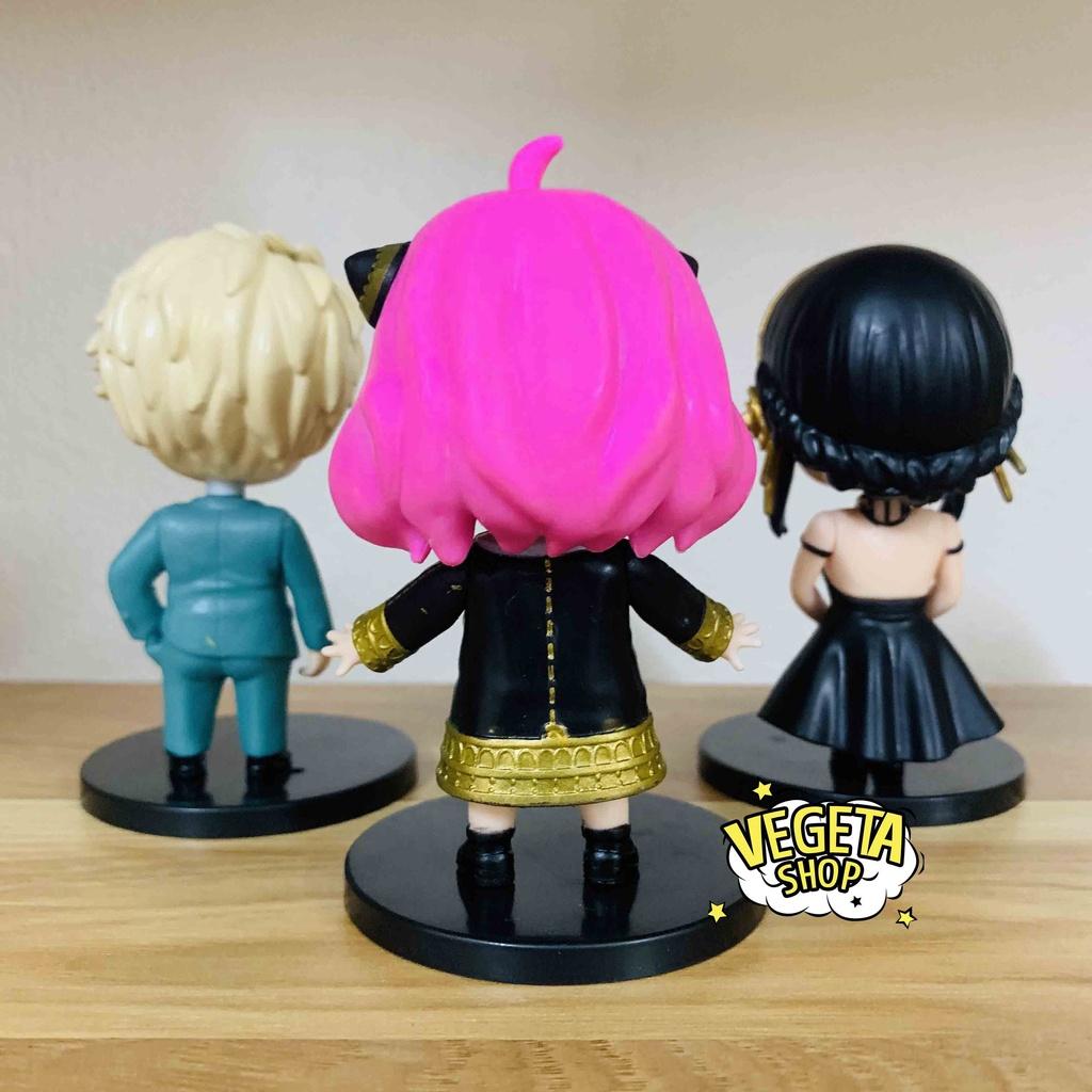 Mô hình Spy X Family Gia đình điệp viên Chibi Loid Forger Yor Forger Anya Forger Kimera Becky Blackbell - Cao 10~11cm