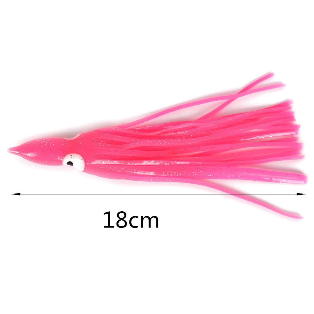 2-3pack 10pcs Fishing Lures Squid Octopus Skirts Lures Soft Baits Crankbaits L