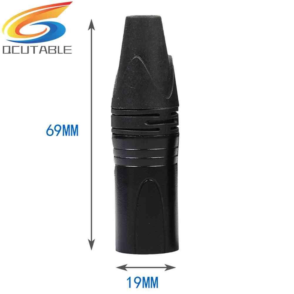Set 10 Đầu Nối Dây Cáp Âm Thanh Microphone XLR 3Pin