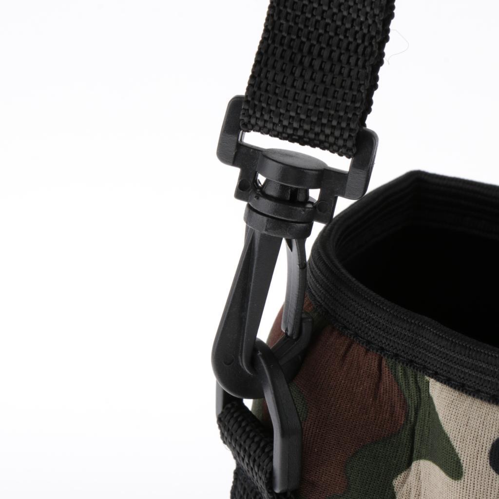 1.5L Water Bottle Holder Carrier Pouch Sleeve Bag Camping Hiking Black