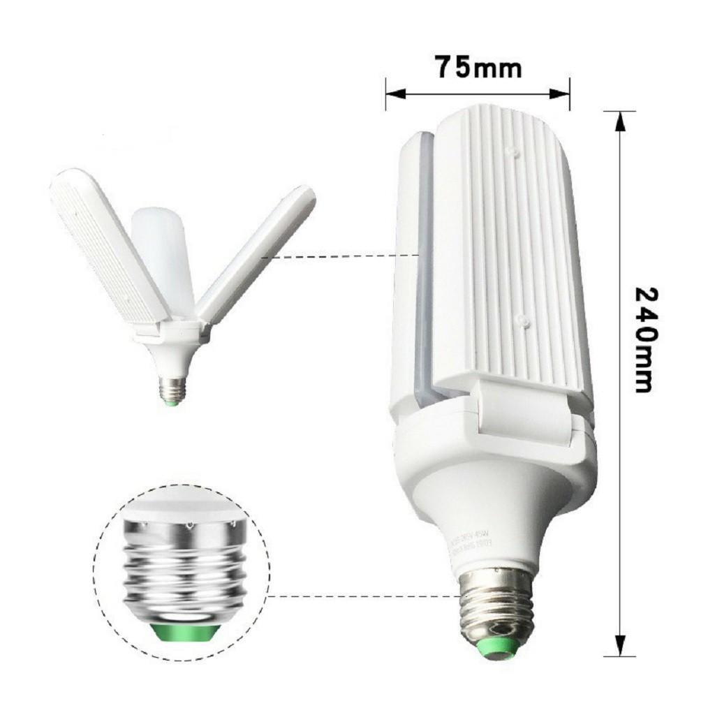 BÓNG ĐÈN LED HÌNH CÁNH QUẠT 3 CÁNH 45W,4 CÁNH 65W