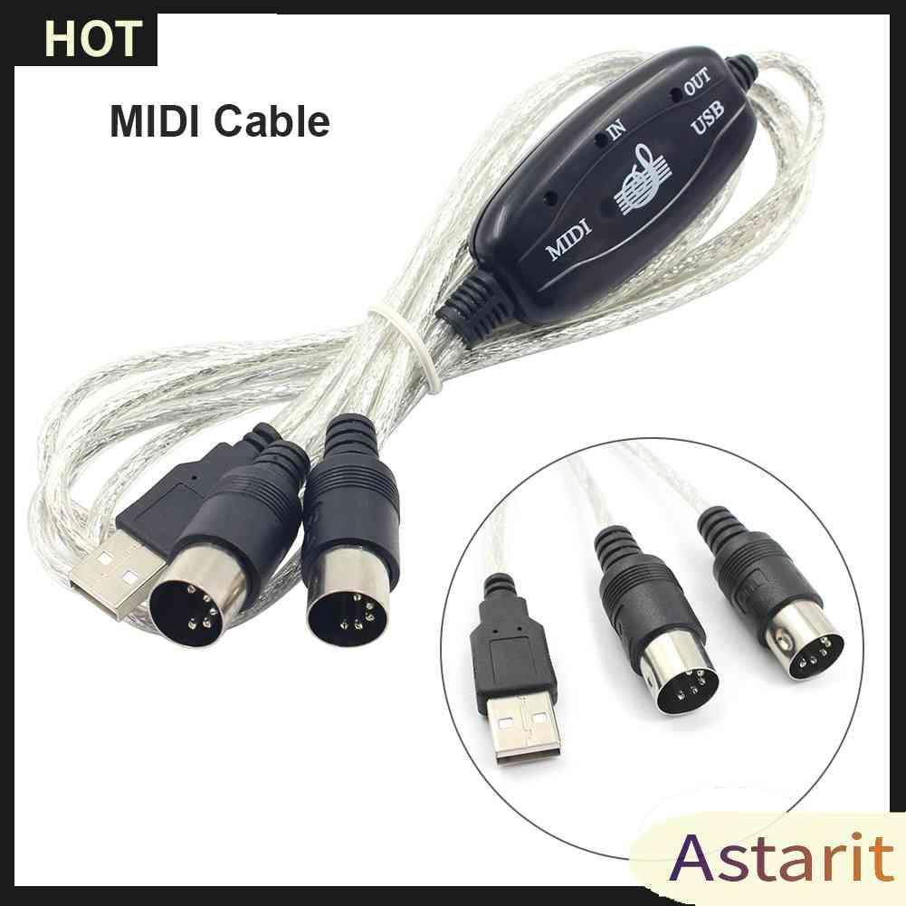 Cáp Chuyển Đổi MIDI Sang USB Chuyên Nghiệp Cho Bàn Phím Điện Tử