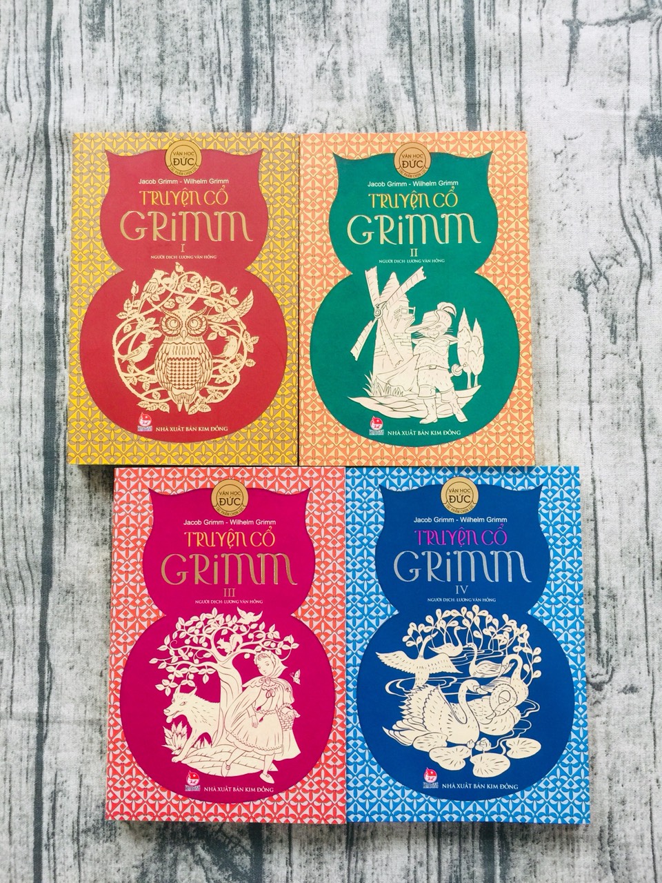 Trọn bộ 4 tập: Truyện cổ Grimm