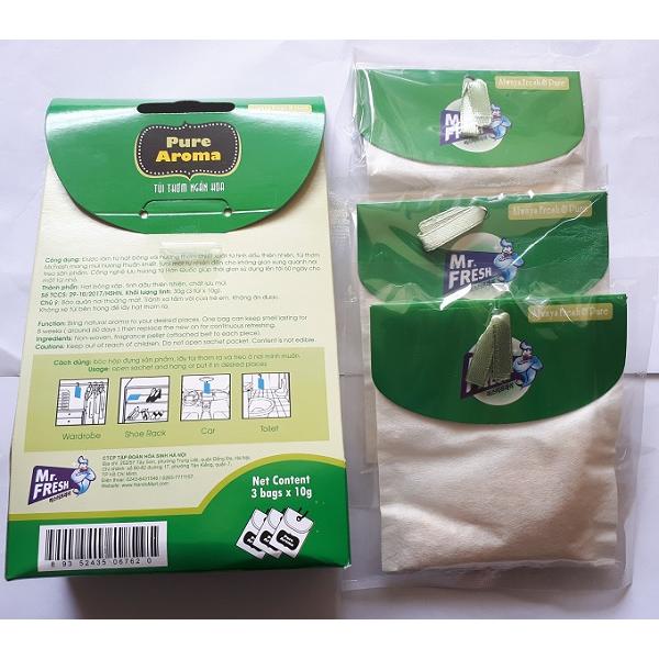 Bộ 5 Hộp 15 túi thơm phòng khử mùi ngàn hoa Mr. Fresh Hàn Quốc