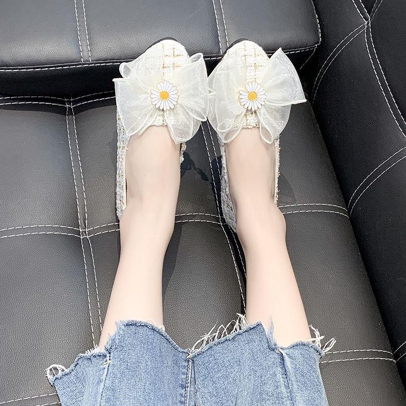 Giày Búp Bê Đế Bằng Thiết Kế Đơn Giản Thời Trang Cao Cấp Cho Nữ