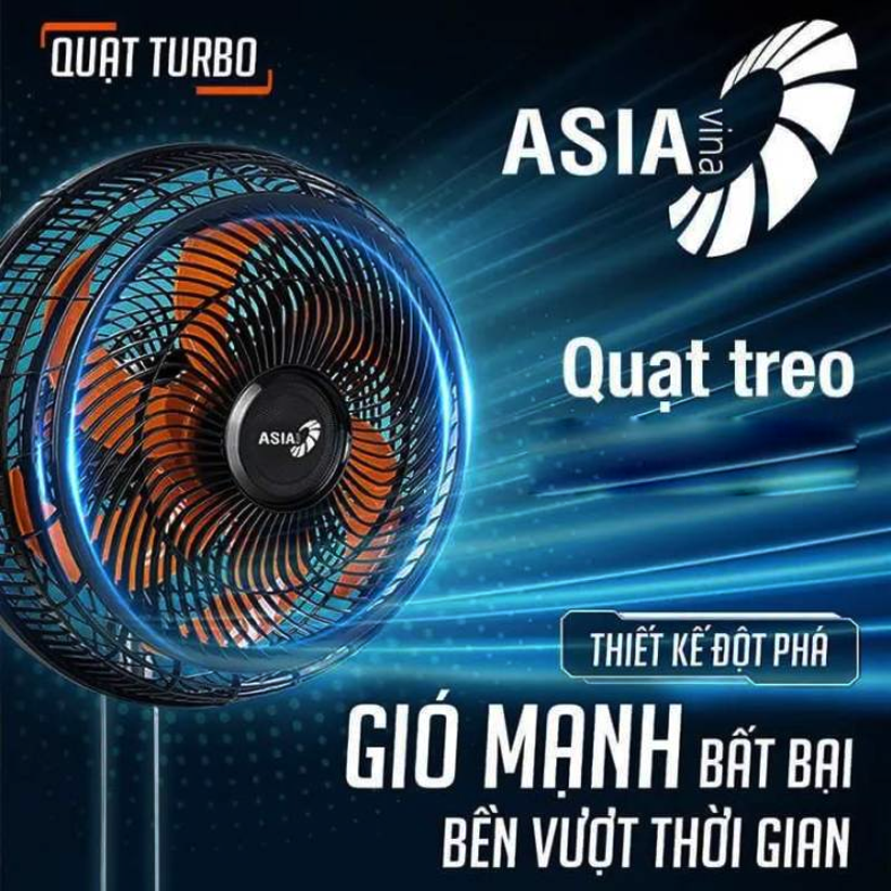 Quạt treo tường Asia vina TURBO 80W VY637890 - Hàng chính hãng