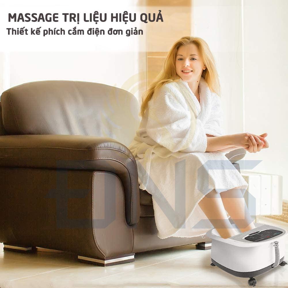 Bồn Ngâm Chân massage tự động SereneLife - Mang đến cảm giác thư dãn, Bảo hiểm 2 tỷ