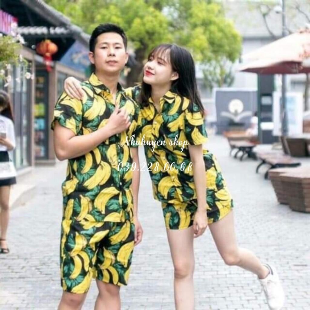 Bộ trái cây - họa tiết quả chuối