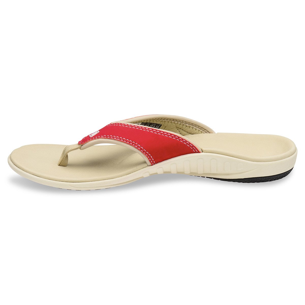 Dép nữ sức khoẻ tránh đau gót chân, viên cân gan chân - dép kẹp Spenco Yumi True Red