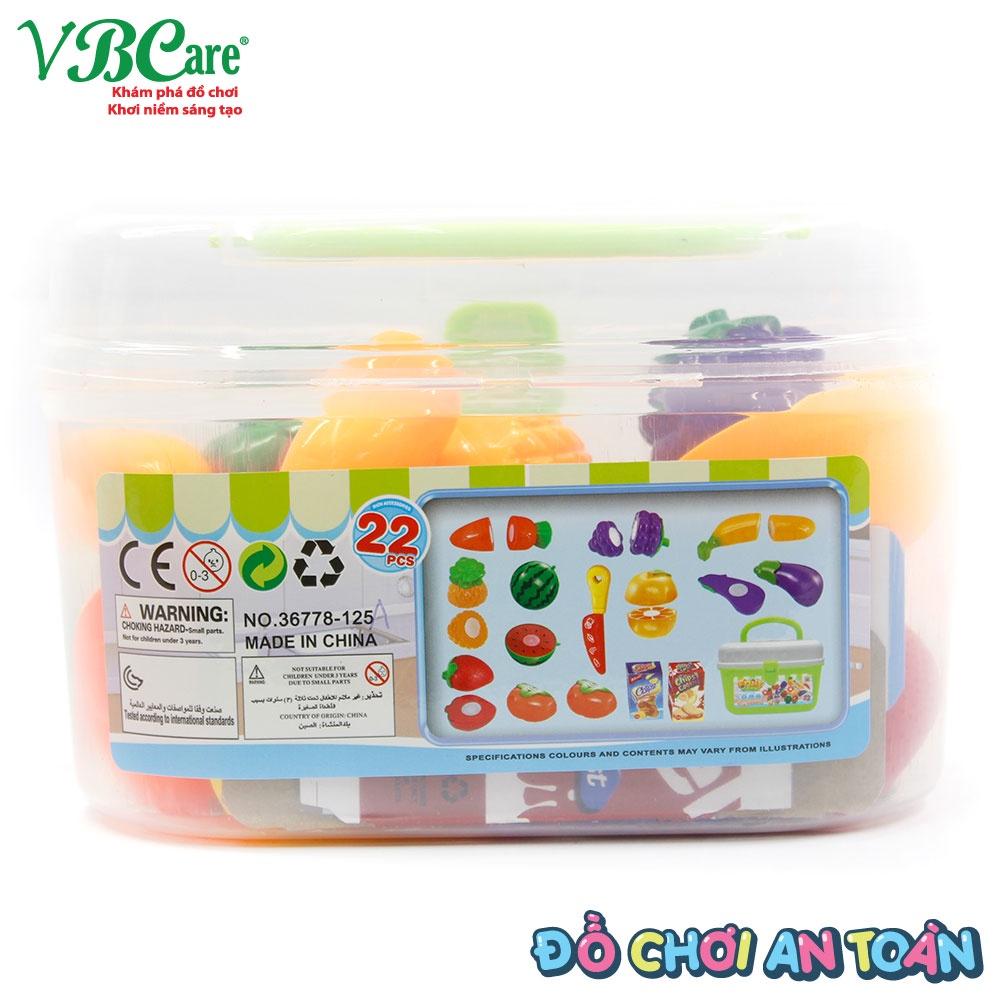 Bộ đồ chơi cắt trái cây VBC-36778-125A