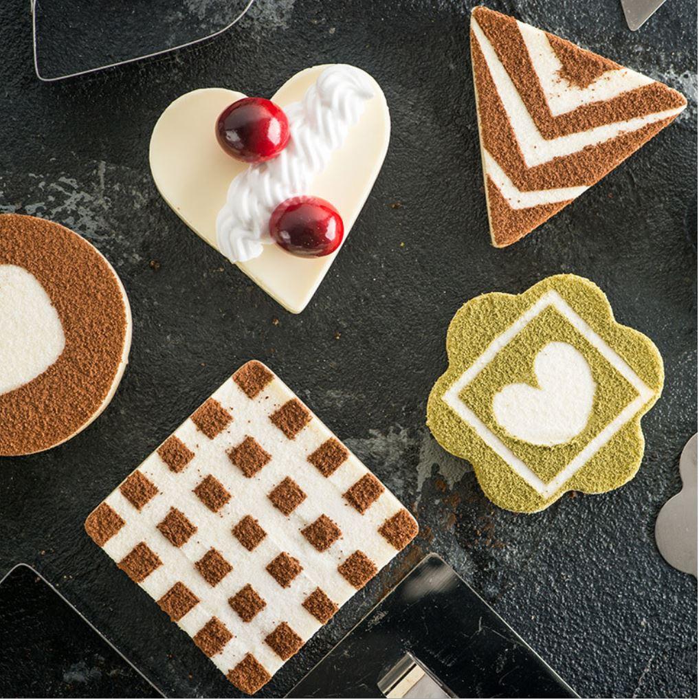 Khuôn Nhấn Tạo Hình Bánh Mousse - Khuôn hoa - Tạo Hình Bánh Xinh Xắn