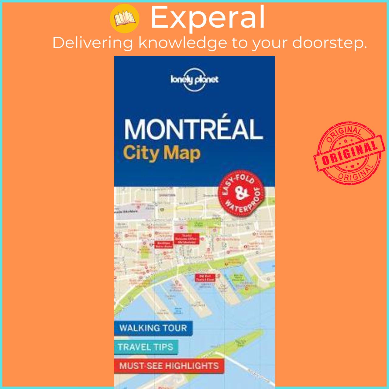 Sách - Lonely Planet Montreal City Map by Lonely Planet