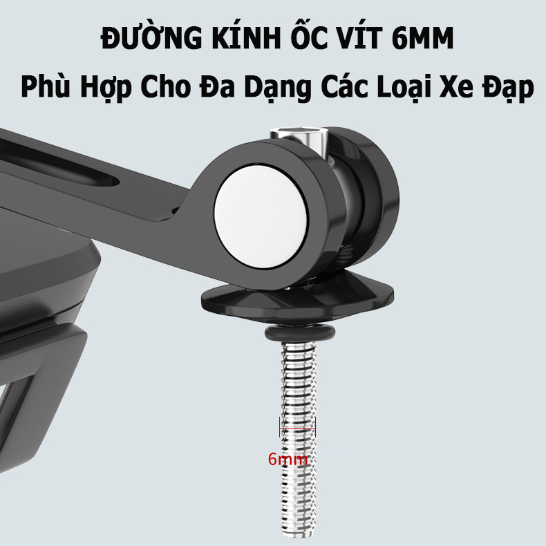 Giá Đỡ Điện Thoại Cho Xe Đạp; Kẹp Điện Thoại Gắn Cổ Phốt; Giá Đở Chống Rung Xe Thể Thao, Địa Hình - hàng nhập khẩu