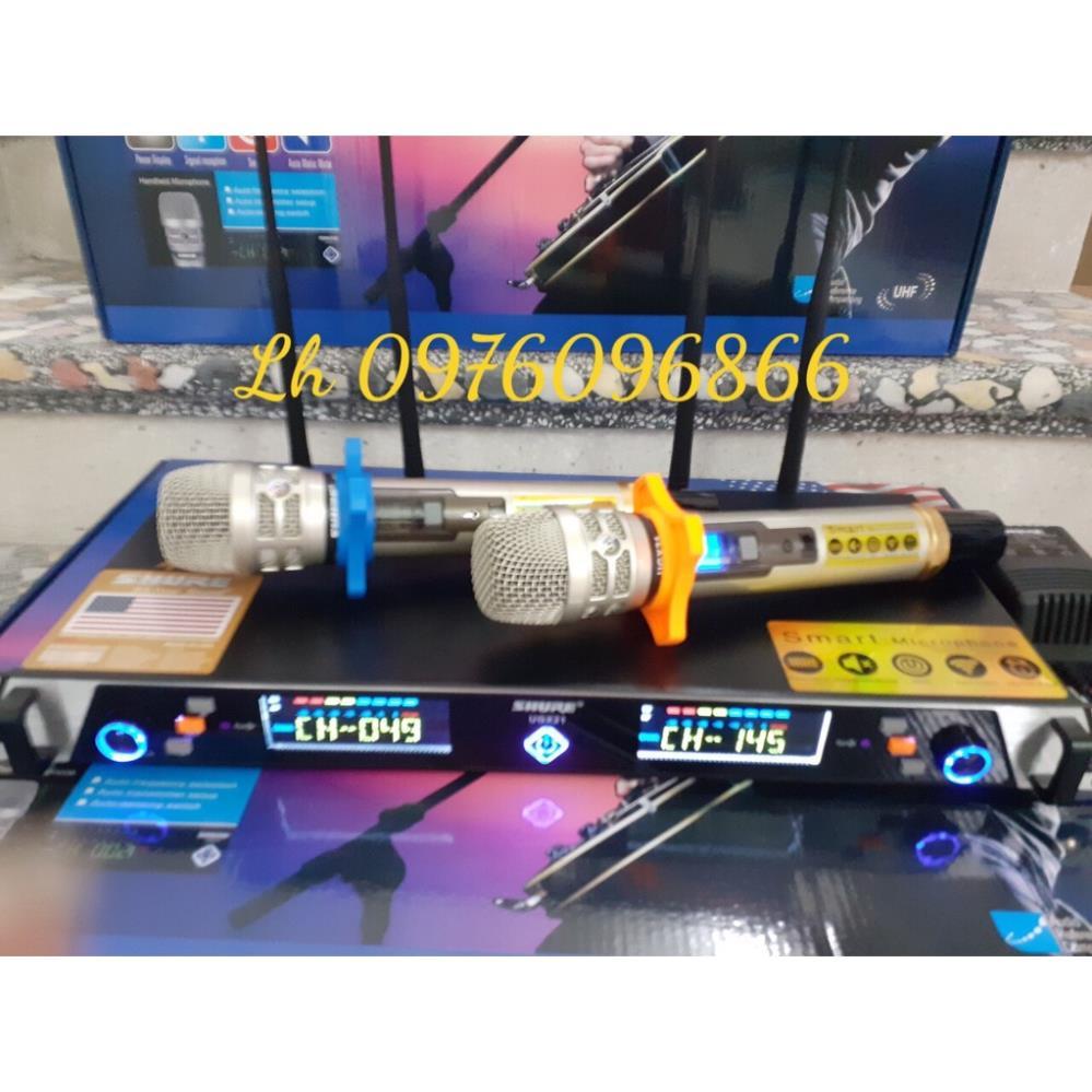 ( XẢ HÀNG GIÁ SỐC ) Micro Không Dây Shure UGX 21 Hàng Chuẩn Loại 1- Micro Không Dây Shure 21 Loại 1- Combo Mic Hát Karao