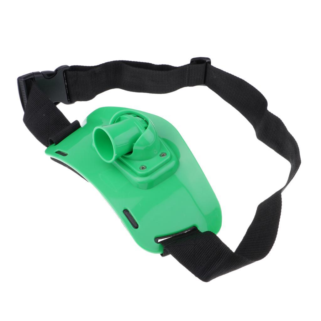 Waist Support Stand-up Fighting Belt Fishing Harness Rod Rack Green