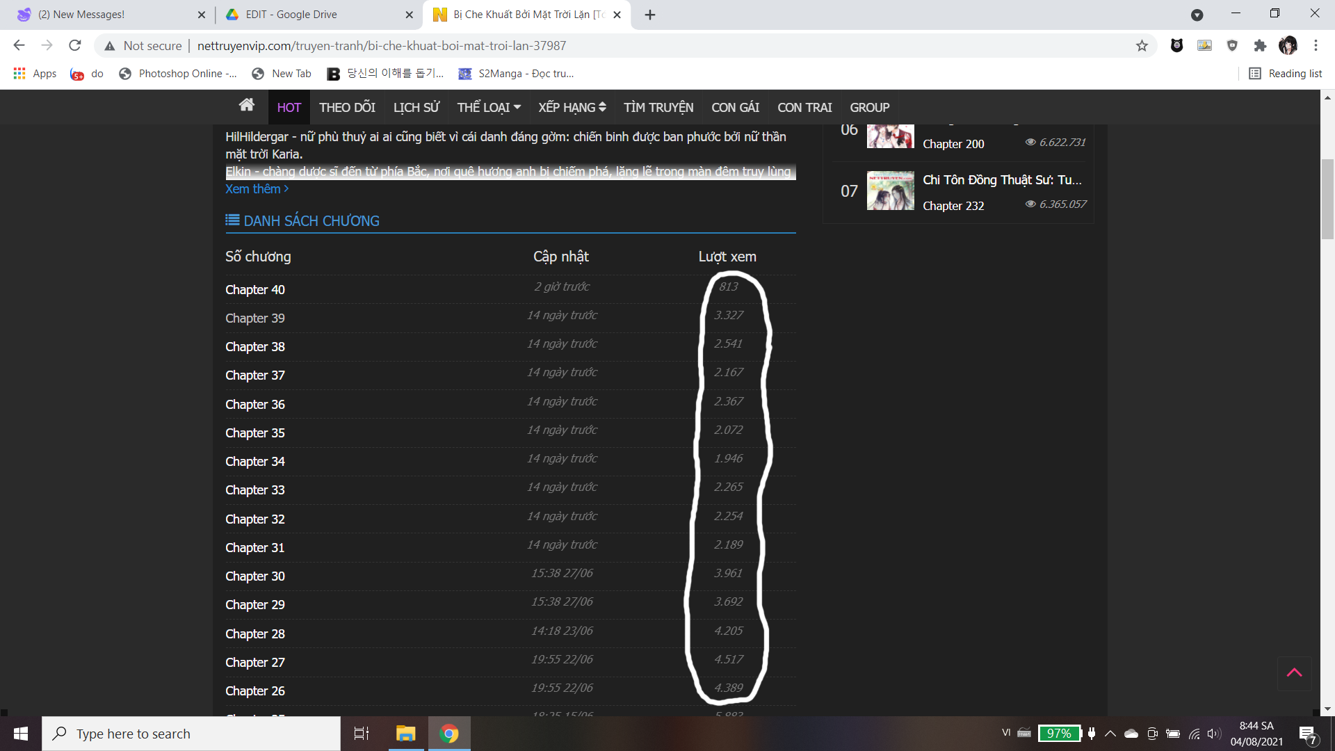 bị che khuất bởi hoàng hôn chapter 41 53