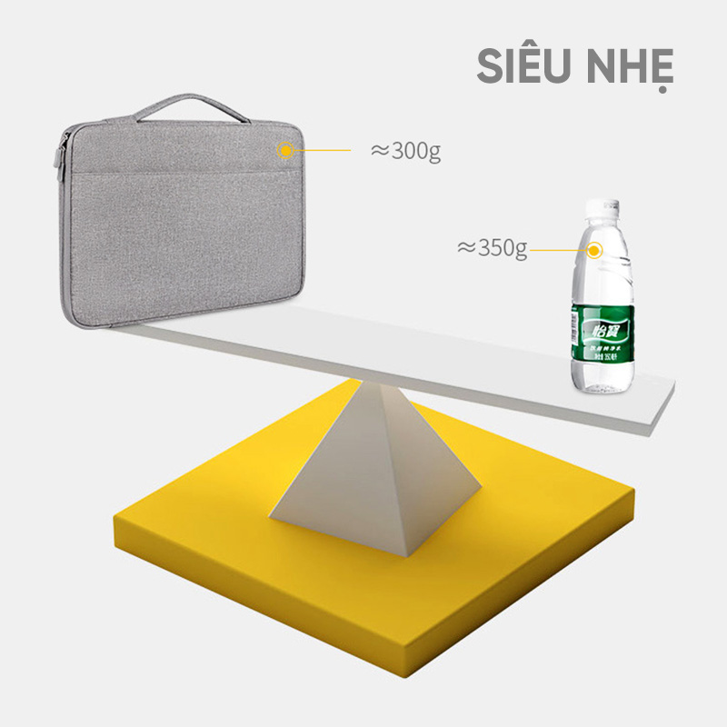 Túi laptop chống sốc GB-CS22 tiện lợi, sử dụng dễ dàng,đệm trong dày dặn