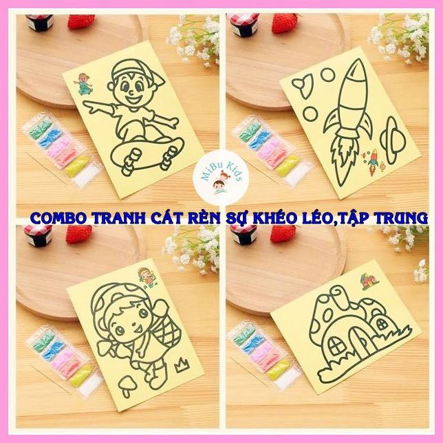 COMBO 10 TRANH CÁT MINI KHỔ A5 loại đẹp