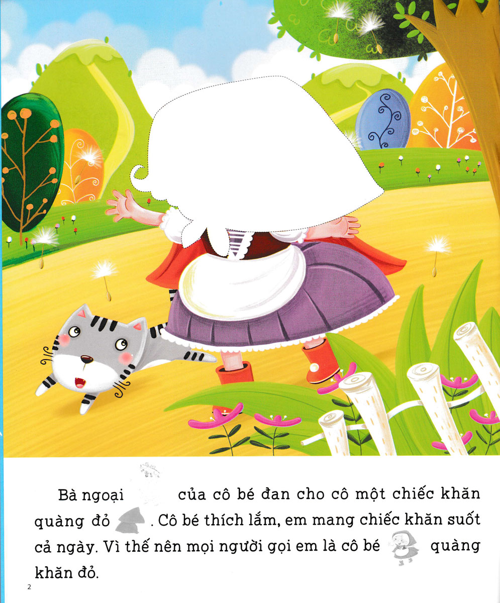 Truyện Cổ Tích Kinh Điển - Cô Bé Quàng Khăn Đỏ: Sticker