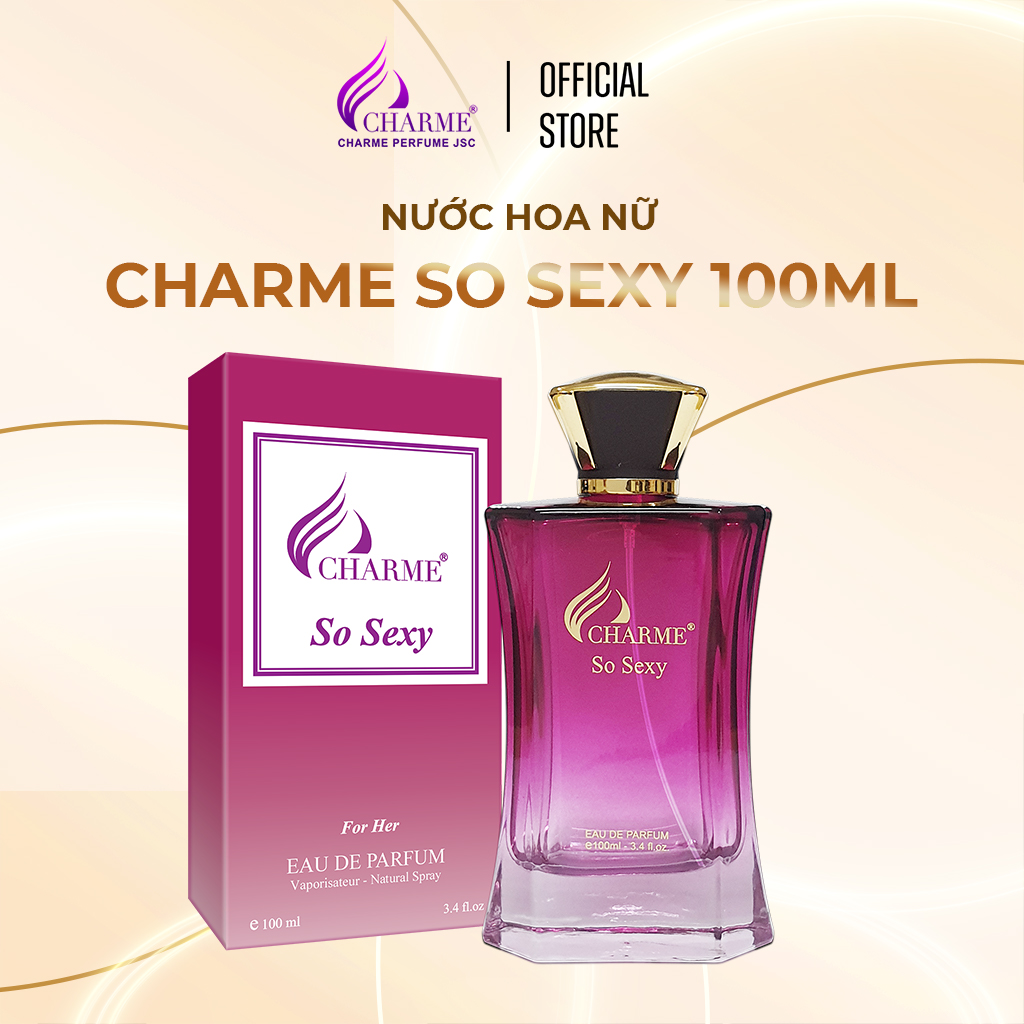 Nước Hoa Nữ CHARME SO SEXY 100ml Lưu Hương Lâu Phong Cách Quyến Rũ, Nổi Bật_Nước Hoa Chính Hãng