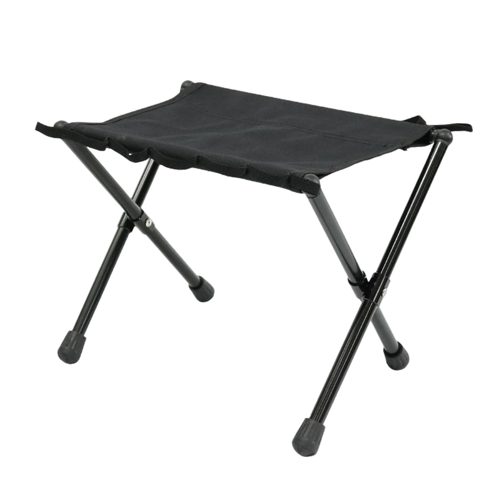 Outdoor Camping Chair Comfortable Foot Stool Collapsible for BBQ Fishing