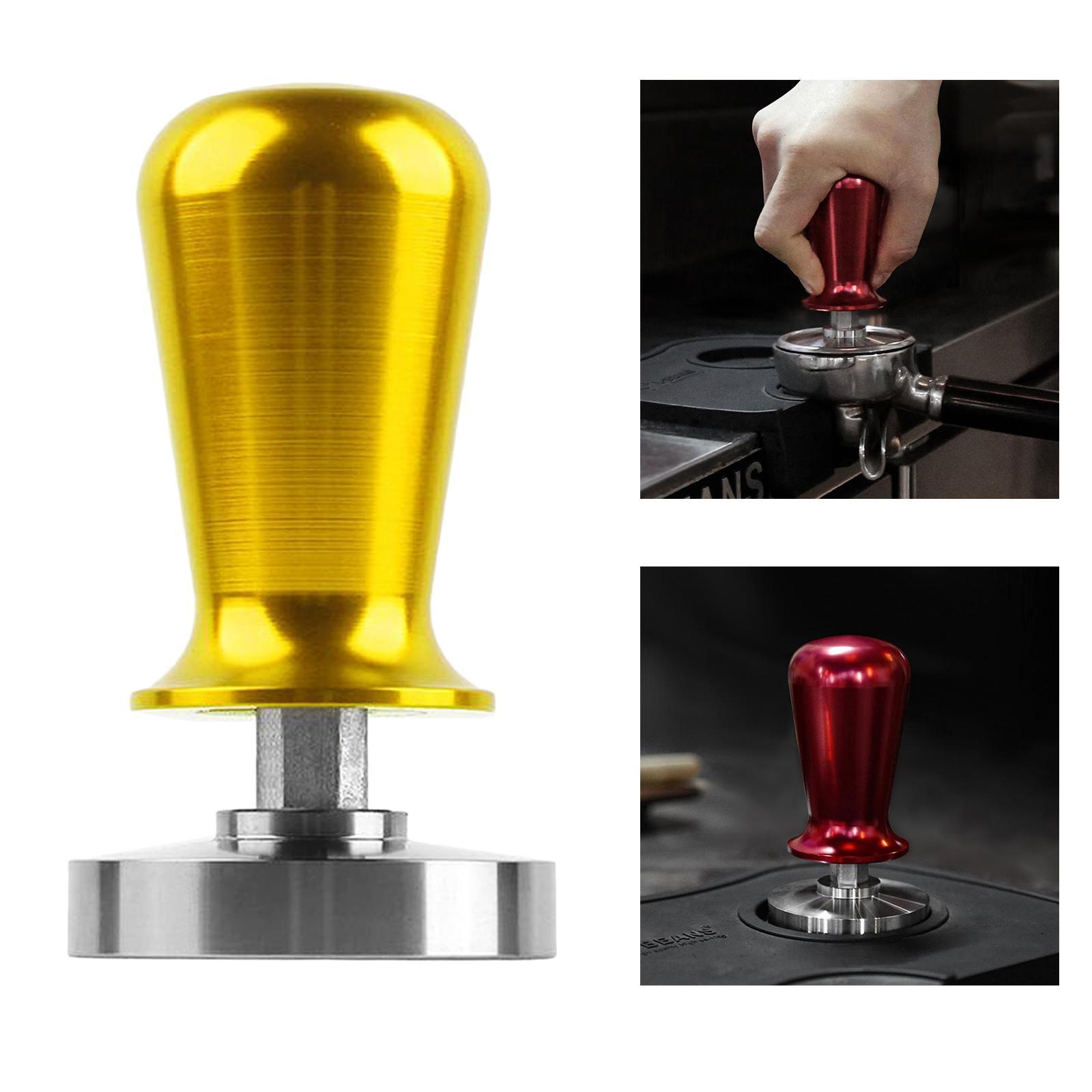 2x Barista Coffee Tamper Coffee Bean Hand Press Flat Base 57.5MM Coffee Machine Coffee Leveler Home