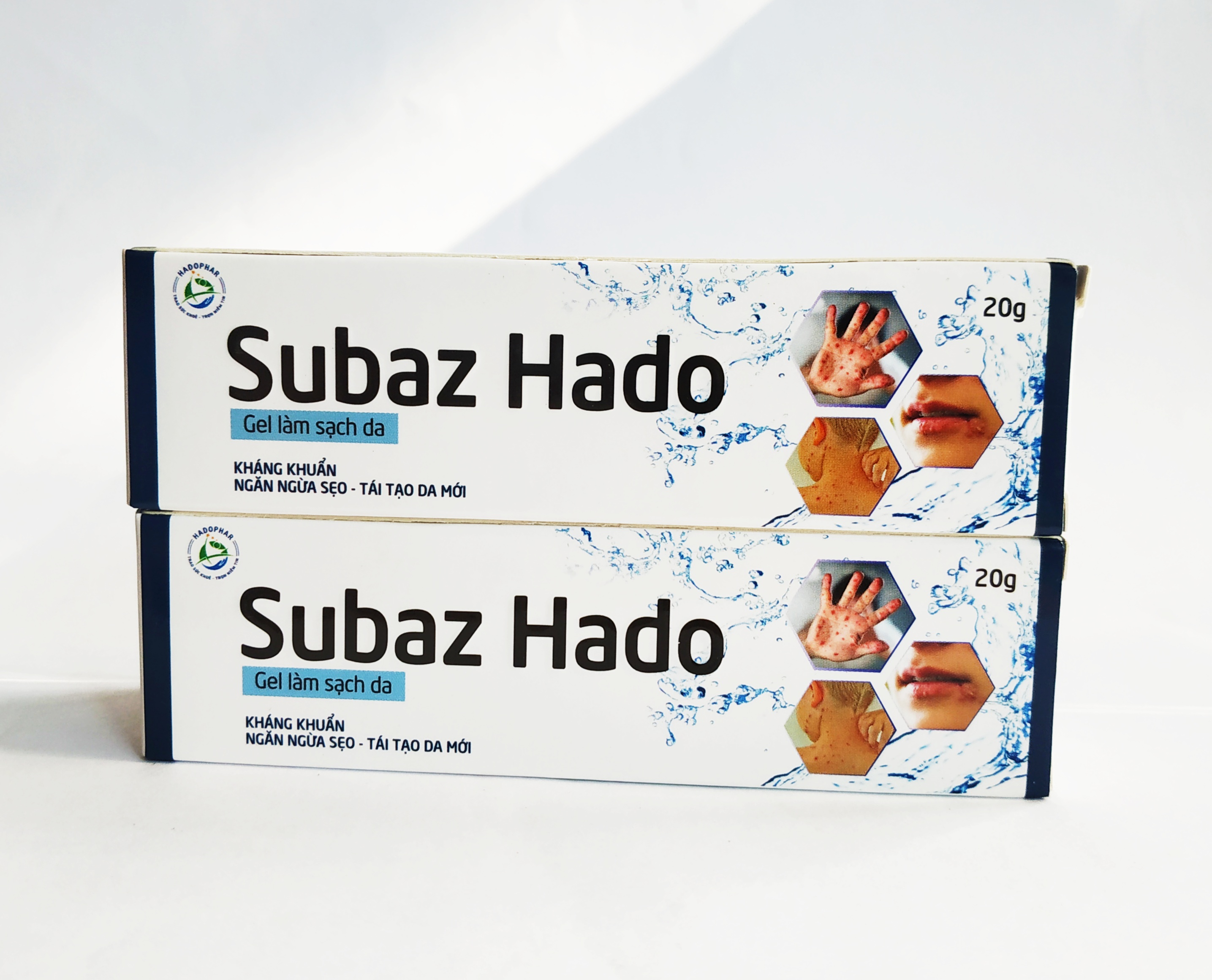 GEL LÀM SẠCH VÀ SÁT KHUẨN DA SUBAZ HADO, BÔI SÁT KHUẨN, TÁI TẠO DA, NGĂN NGỪA SẸO, DÙNG NHƯ SU BẠC - TUÝP 20 GAM