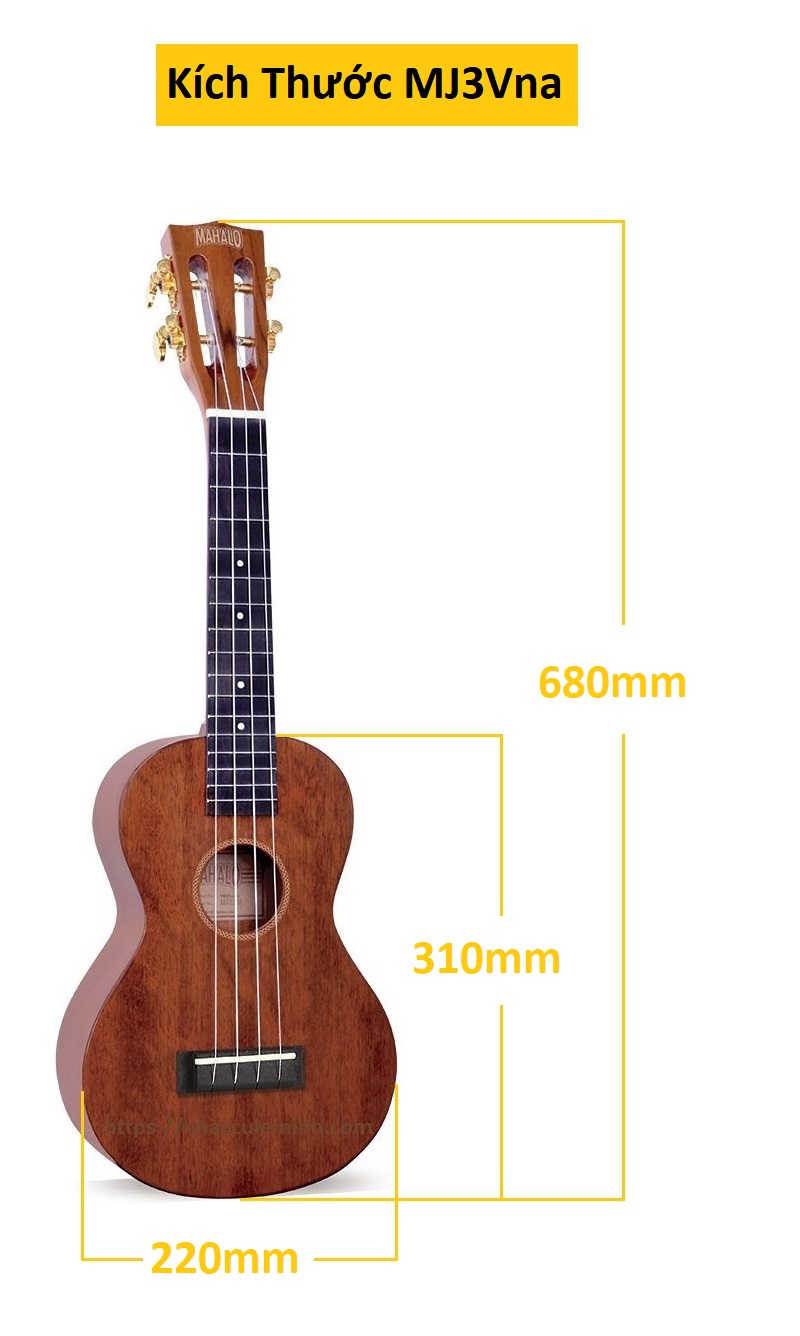 Đàn Ukulele Tenor Mahalo MJ3VNA kèm bao