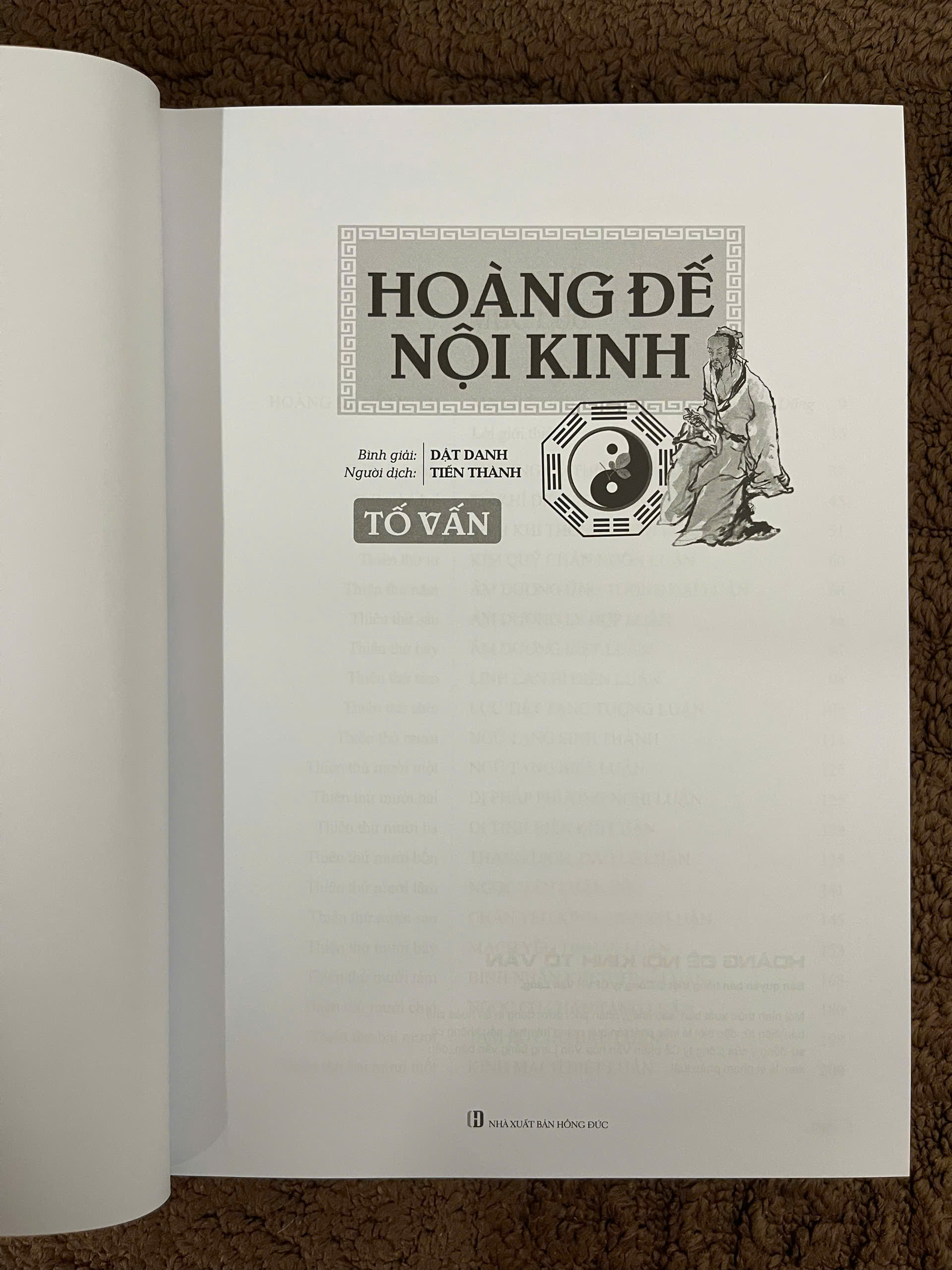 Hoàng Đế Nội Kinh - Tố Vấn (Bìa Cứng)