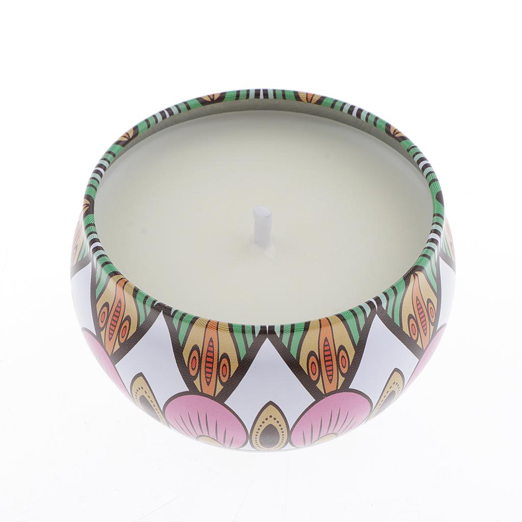 12pcs National Style Scented Candle Natural Soy Wax Portable Candle