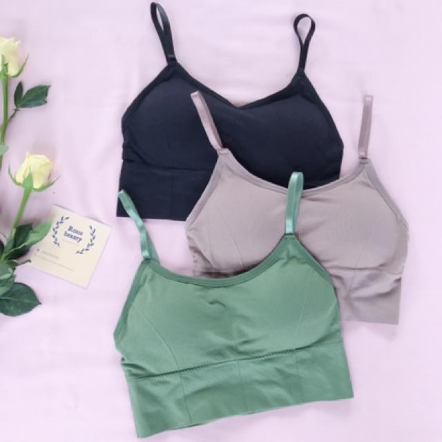 Áo bra tập gym, áo ngực cotton có mút ngực mềm mại A/C069