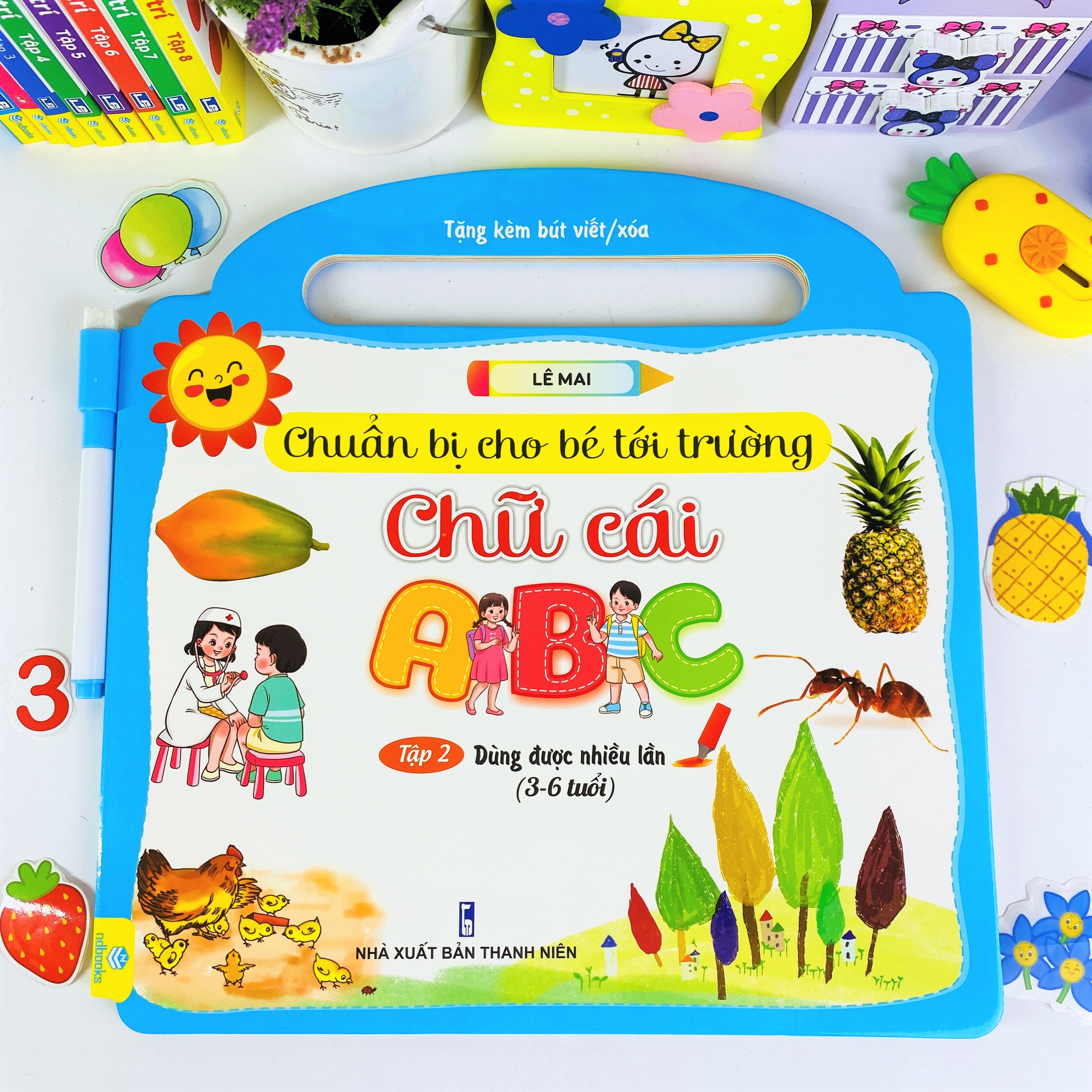 Sách - Combo 3 cuốn chuẩn bị cho bé tới trường: Chữ cái và chữ số ndbooks