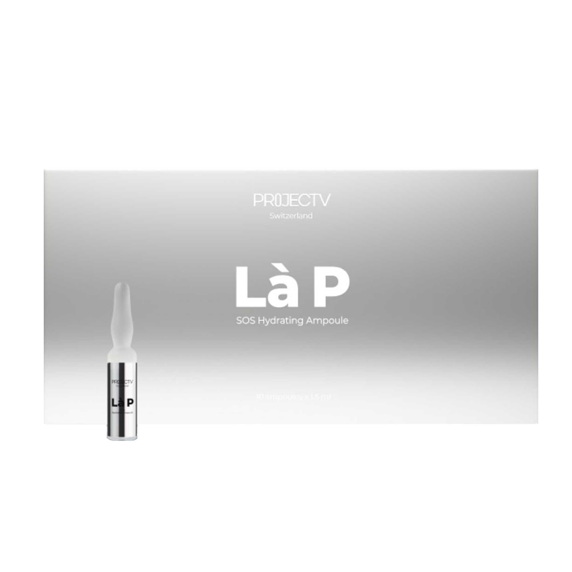 [HAPPY TẾT] Tinh chất dưỡng ẩm Là P Beauty Hit - PROJECT V - Ampoule với peptides cho da mặt (10 ống x 1.5ml) - Xuất xứ Thụy Sĩ, Hàng Chính Hãng