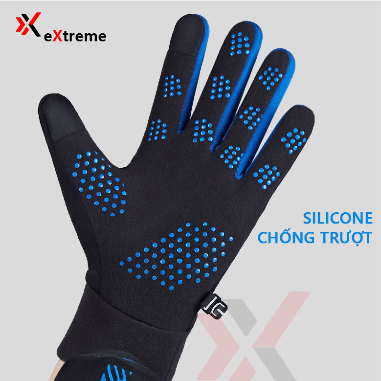Găng tay giữ ấm mùa đông chống gió, kháng nước mưa eXtreme GT2303 Bao tay thể thao cảm ứng điện thoại đi xe máy, xe đạp lót nỉ cho nam nữ, bảo hộ đi phượt