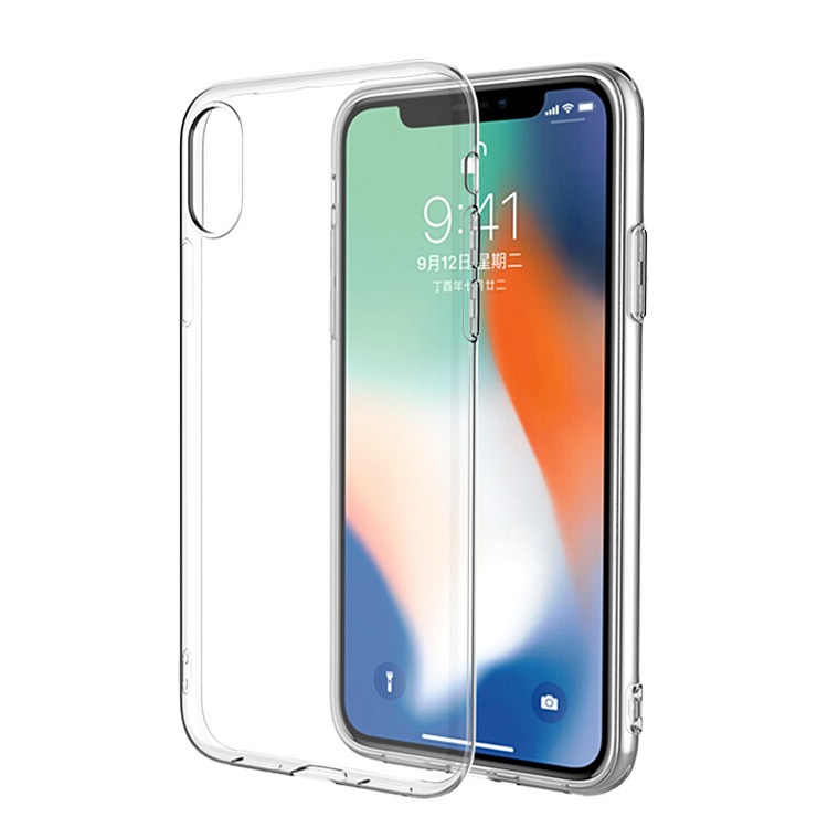 02 Chiếc Ốp Lưng Dẻo Trong Suốt Cho Iphone X / XS . Chống Trày Xước, Chống Bụi Bẩn