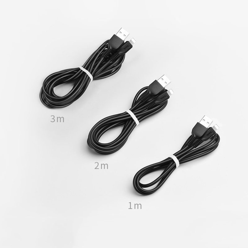 Cáp USB to Lightning X20 chính hãng Hoco 1,2m (màu ngẫu nhiên)