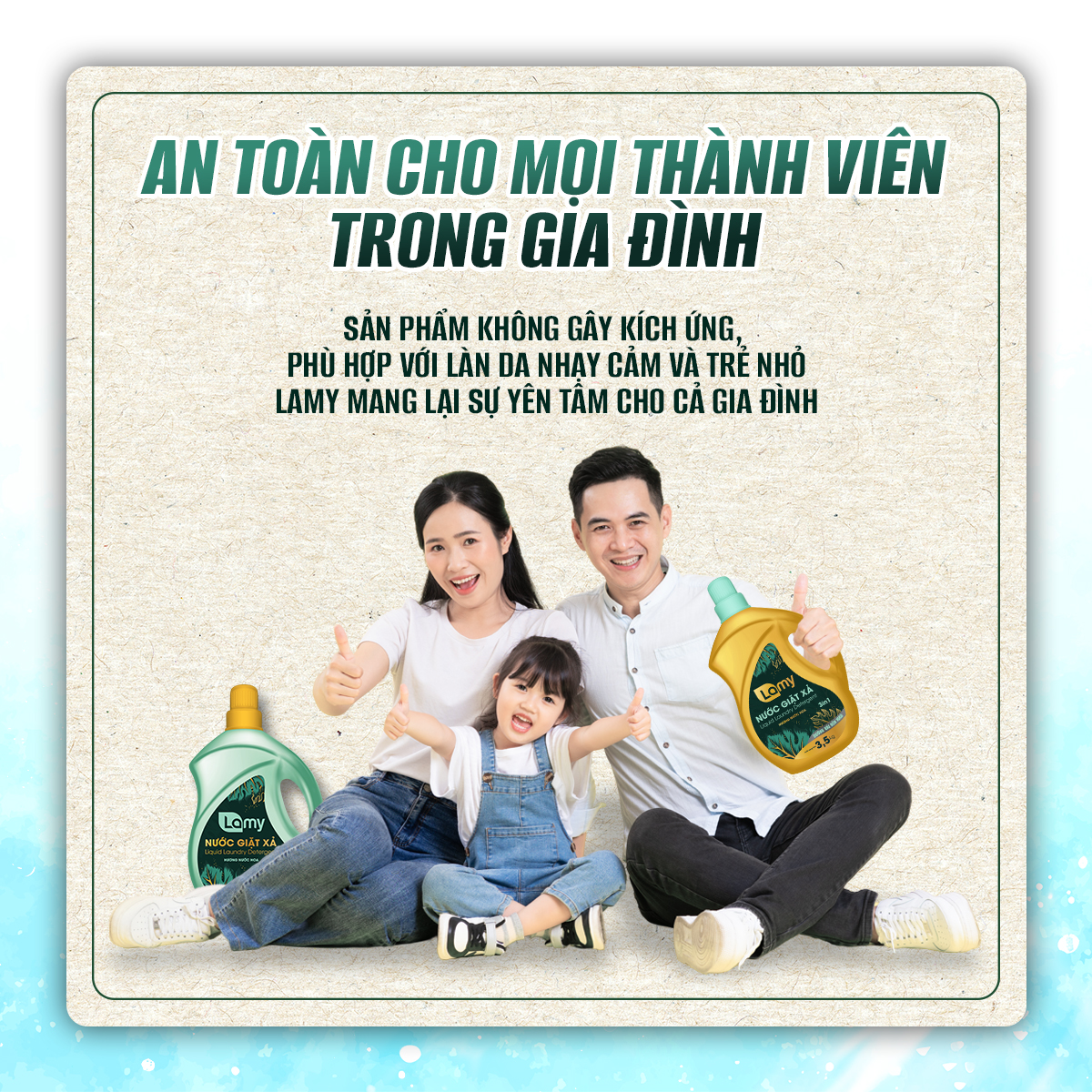 Combo 02 can nước giặt xả 3in1 Ecowipes 7kg hương nước hoa thơm lâu giúp làm mềm vải