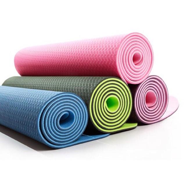 THẢM YOGA ️️ THẢM YOGA 2 LỚP ECO - CHỌN MẪU