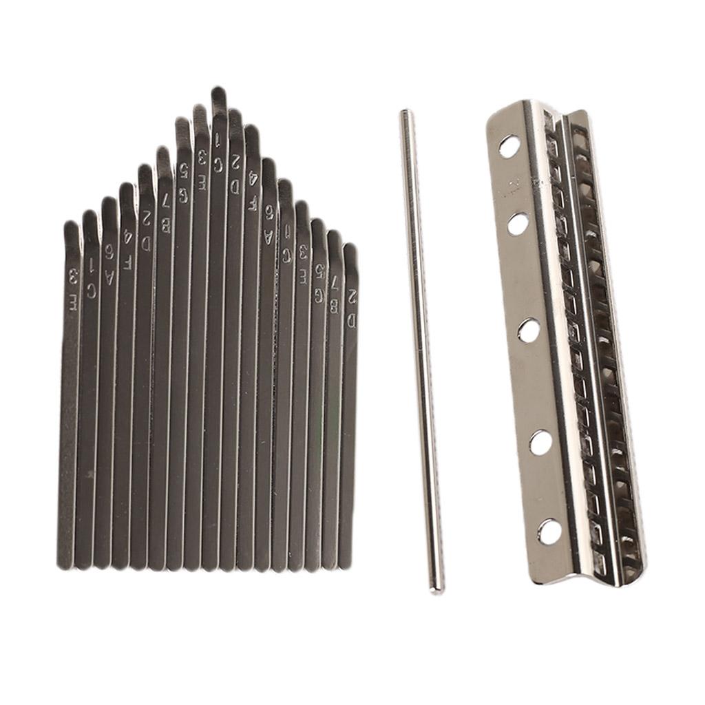 Thumb Piano Bridge Yên 17 Phím Set Kit Cho Bộ Phận Thay Thế DIY Của Kalimba