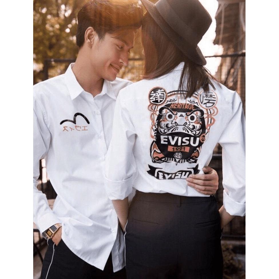 Áo sơ mi nam nữ vải lụa