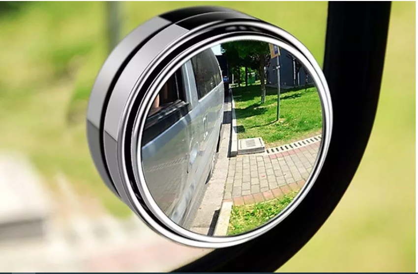Gương Cầu Lồi Ô Tô Gắn Kính Hậu Có Viền Xoay 360 Xóa Điểm Mù