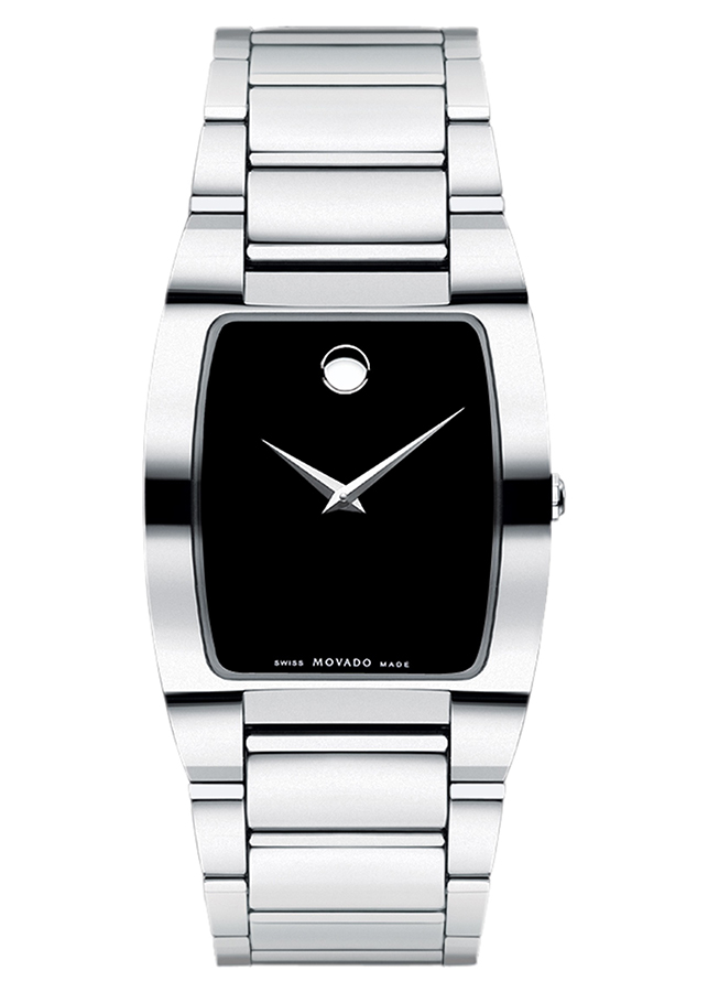 Đồng Hồ Nam Dây Kim Loại Movado 0605621 (32 x 37 mm) - Mặt Đen