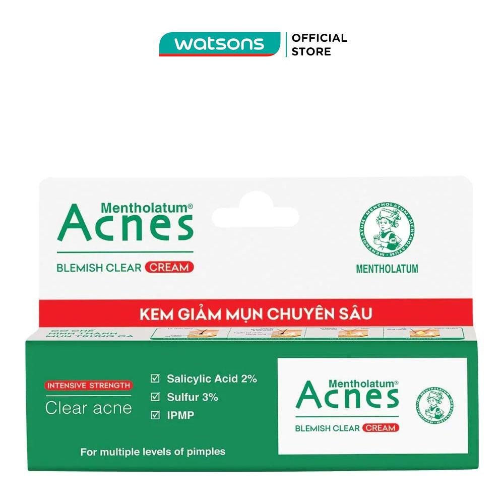 Kem Chấm Mụn Acnes Giảm Mụn Chuyên Sâu Blemish Clear Cream 10g