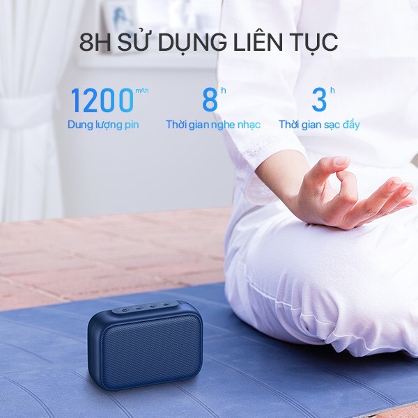 Loa Bluetooth ACOME A1 Công suất 5W Hỗ Trợ TWS Ghép Đôi 2 Loa Âm Thanh Vòm Âm Bass Trầm Chất Lượng Cao Thiết Kế Nhỏ Gọn - Hàng Chính Hãng